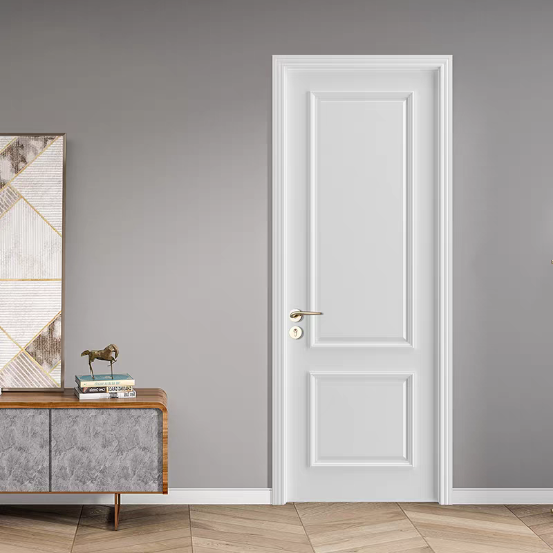 Solid wood composite lacquered door, bedroom door suite, interior door, solid wood lacquered door, bedroom door, wooden door Specification image