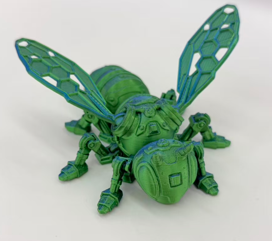 12cm3D печатные механические пчелы могут перемещать искусственные фигурки животных по всем суставам pic 3