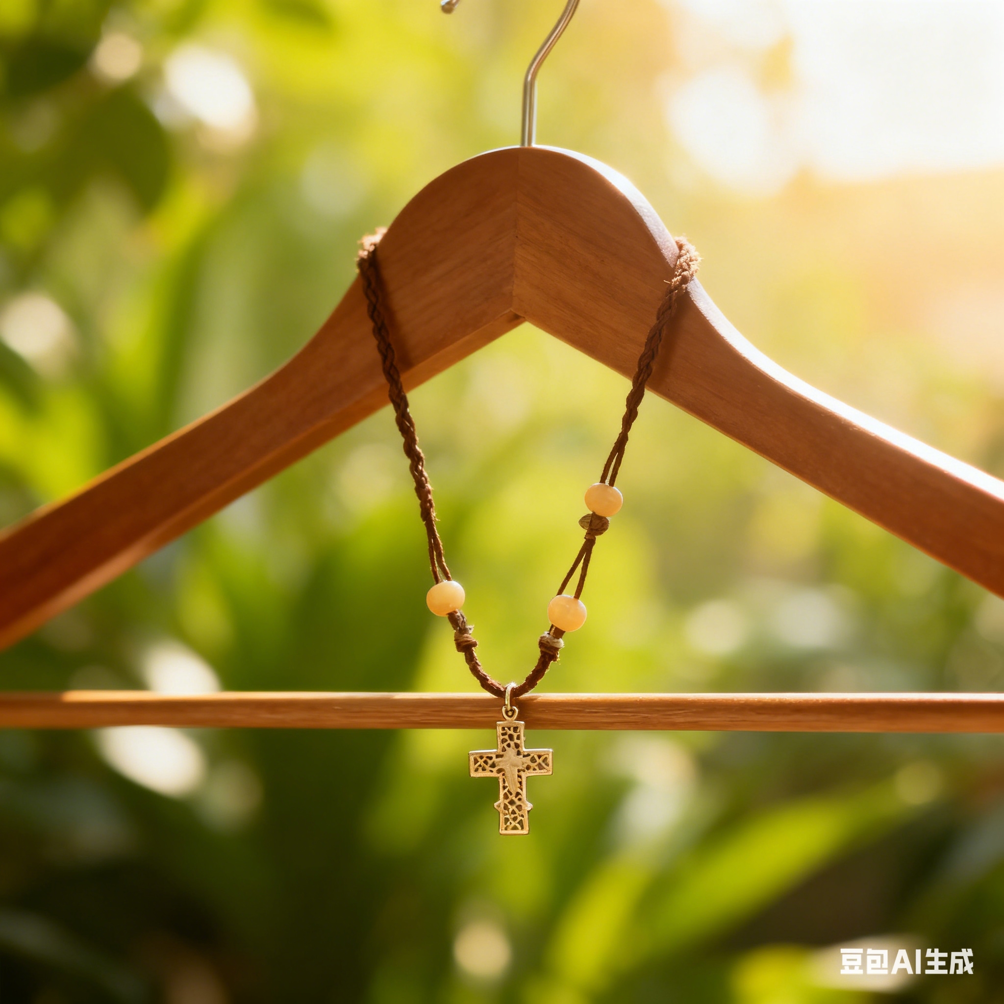 Retro cross pendant necklace for men and women, electroplated pure silver, high-end American style, niche, cool and unique Specification image