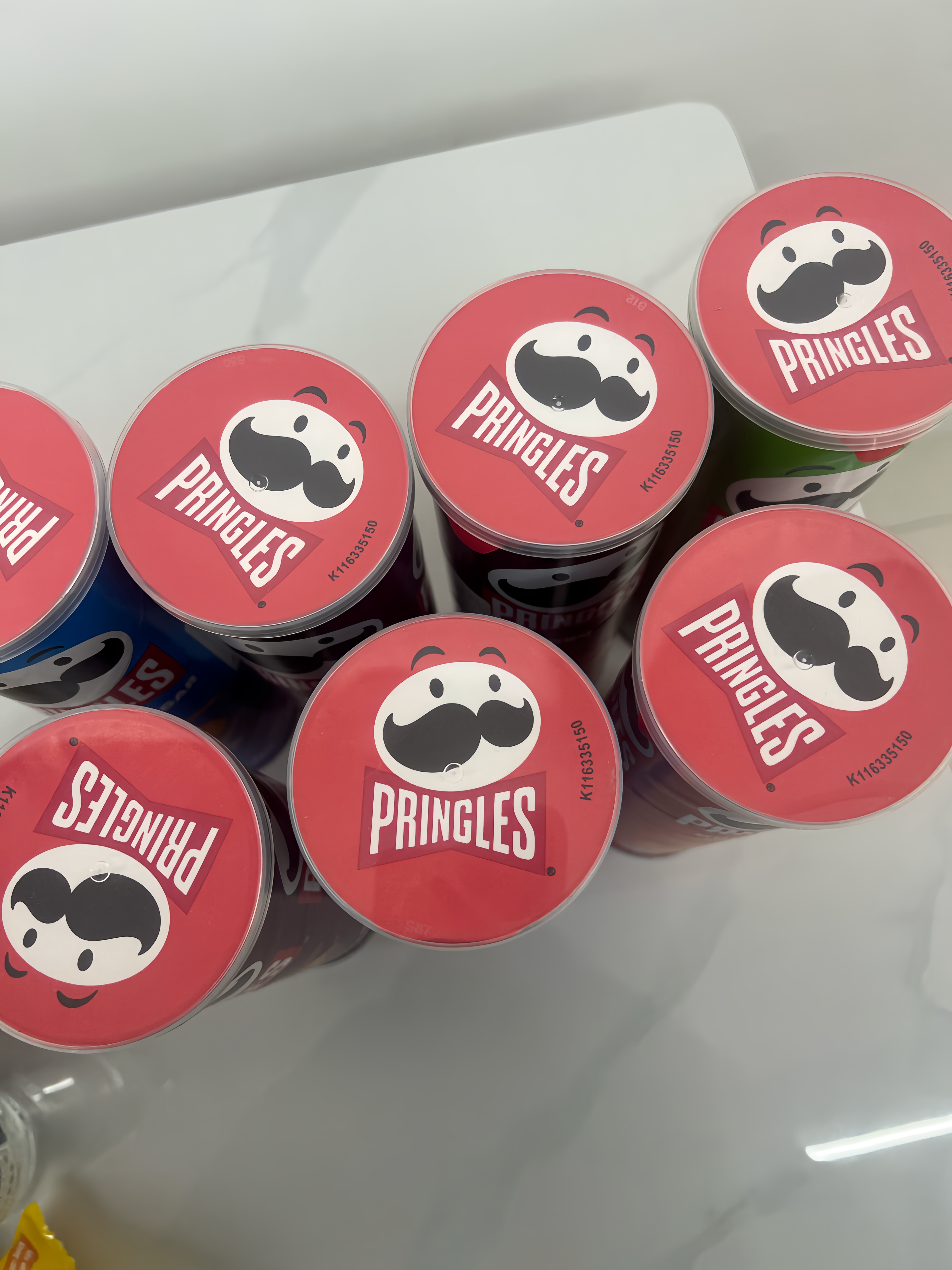 Pringles Original Flavor Salty Vinegar Flavor Grilled Flavor Yogurt Flavor Onion Flavor Malaysian Potato Chips 134g Specification image