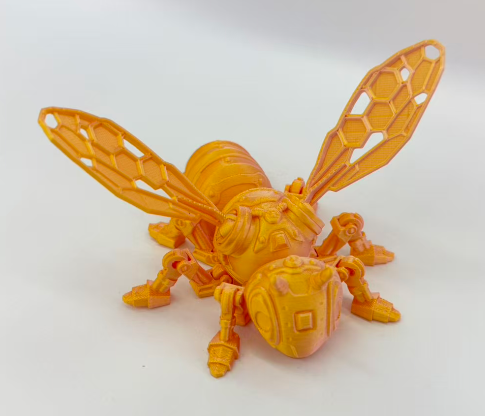12cm3D печатные механические пчелы могут перемещать искусственные фигурки животных по всем суставам pic 5