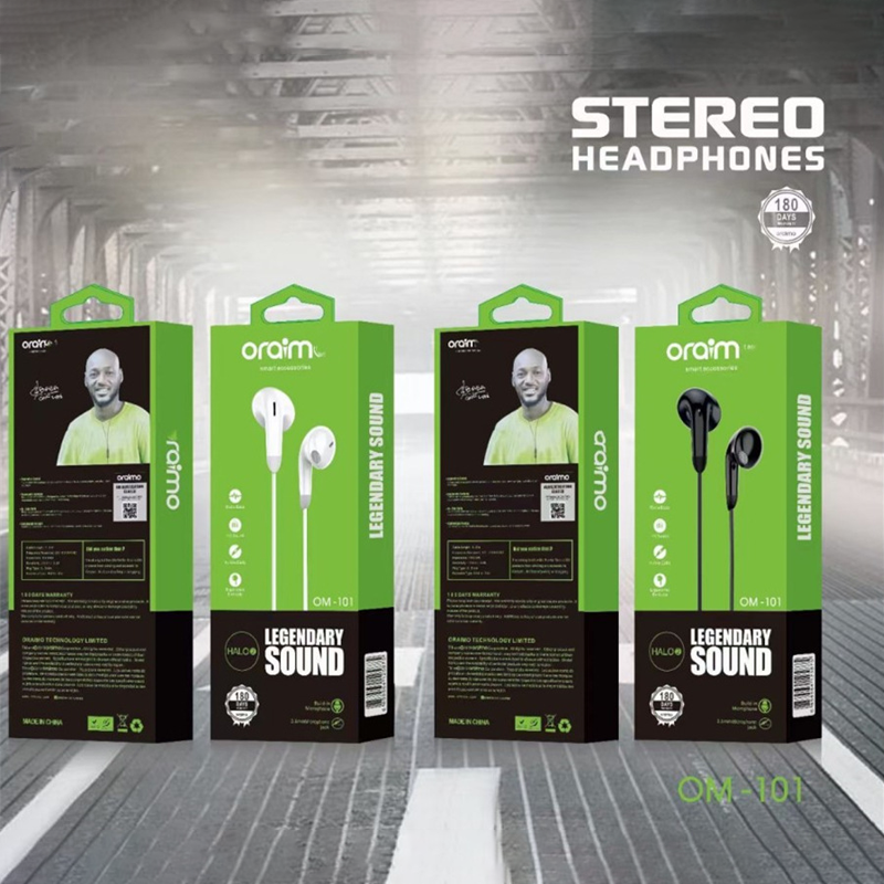 Oraimo OM-101 headphones, with legendary sound quality in black and white, are a cost-effective choice and a bestseller in foreign trade Item Picture