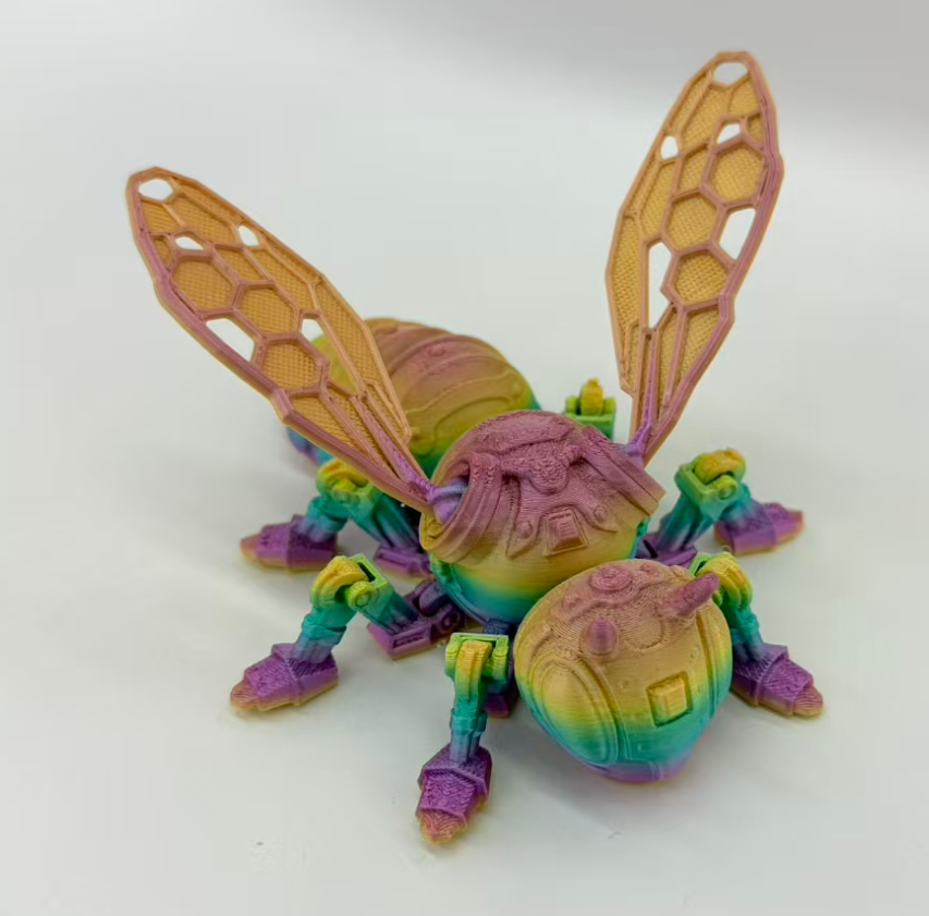 12cm3D печатные механические пчелы могут перемещать искусственные фигурки животных по всем суставам pic 6