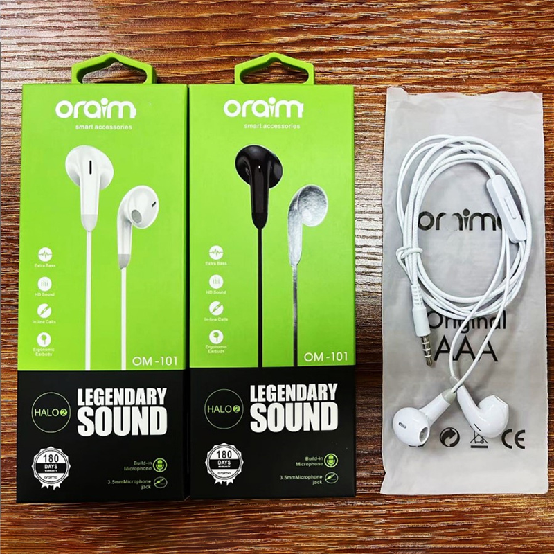 Oraimo OM-101 headphones, with legendary sound quality in black and white, are a cost-effective choice and a bestseller in foreign trade