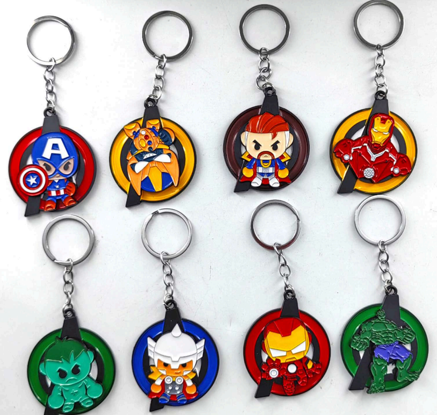 钥匙扣玻璃/钥匙扣/星星人/羊毛毡挂件/带灯章鱼钥匙扣产品图