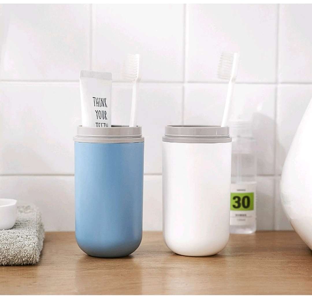 Q35-QY6165 Travel Toothbrush Box, portable toothbrush storage box for business trips, Toothbrush Cup, mouthwash Cup, Toiletry cup detail image 4