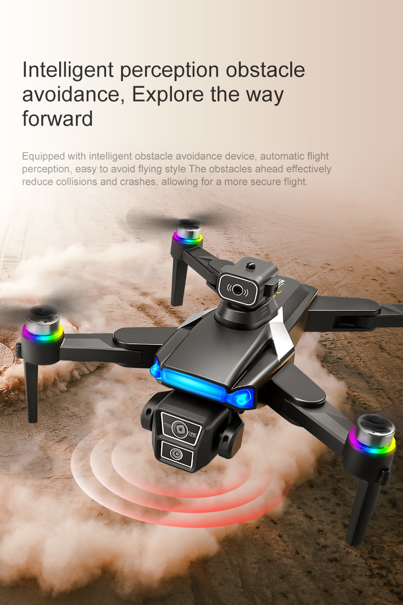 Cross-border 872 drone brushless with 4.5-inch screen remote control GPS obstacle avoidance high-definition aerial photography remote control aircraft pic 12