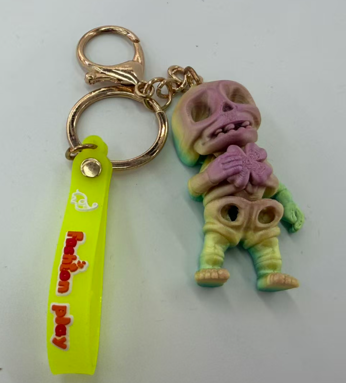 3D printed keychain Skull Man series toys, multi-color pendant accessories pic 6