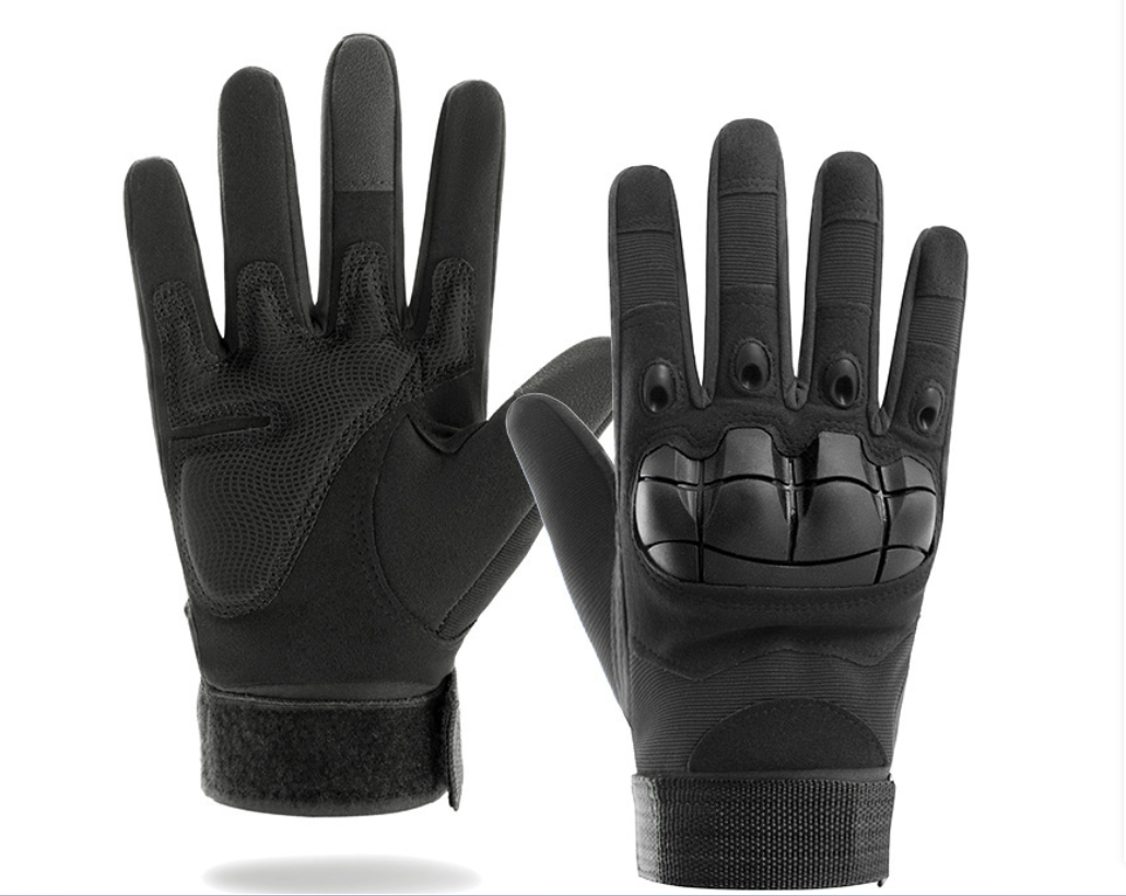 Tactical gloves, combat training, combat soft shell protective palm pads, touch screen, anti-slip, long finger military enthusiast gloves