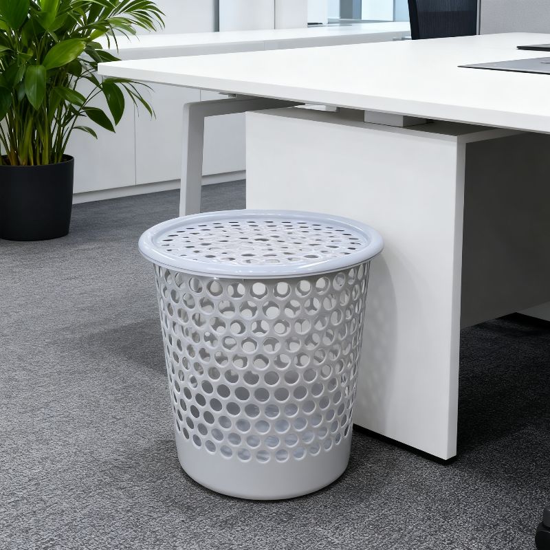 2025 New covered dirty clothes basket, multi-functional portable storage basket, large-capacity household bathroom dirty clothes basket, plastic details Picture