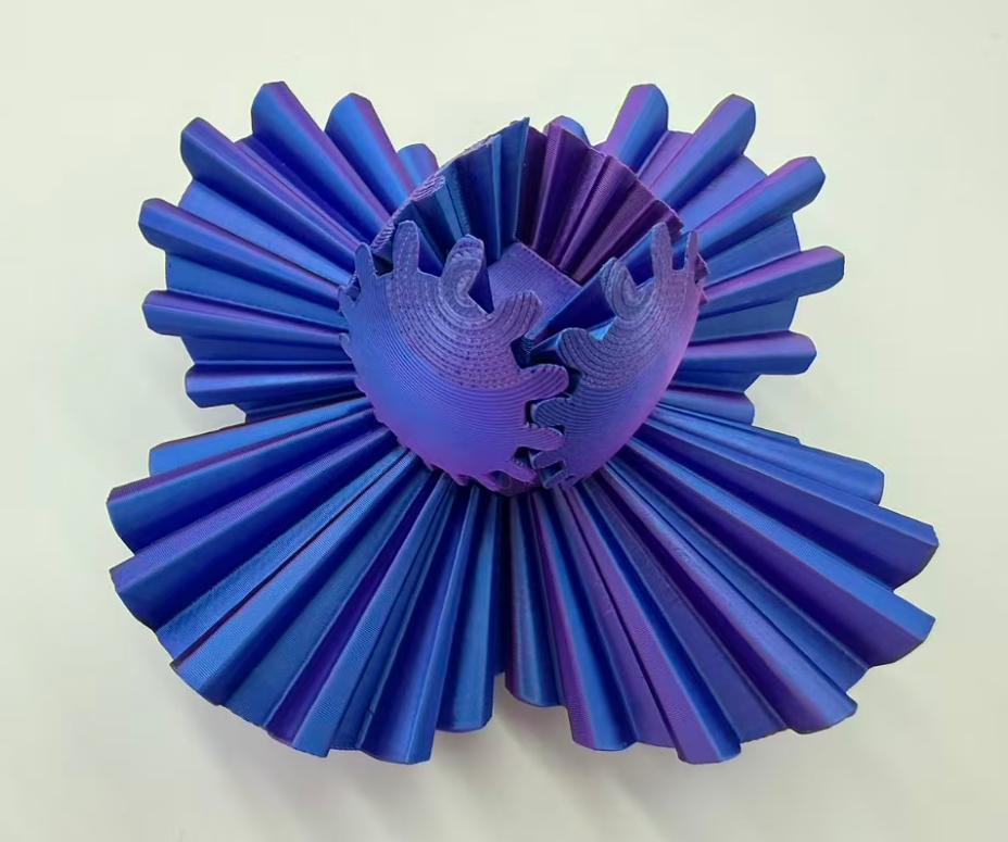 13CM3D печать разблокирует творческий шар шестерёнки, шар-шар, вращающийся кубик кубика рубика в пространстве для детей pic 3