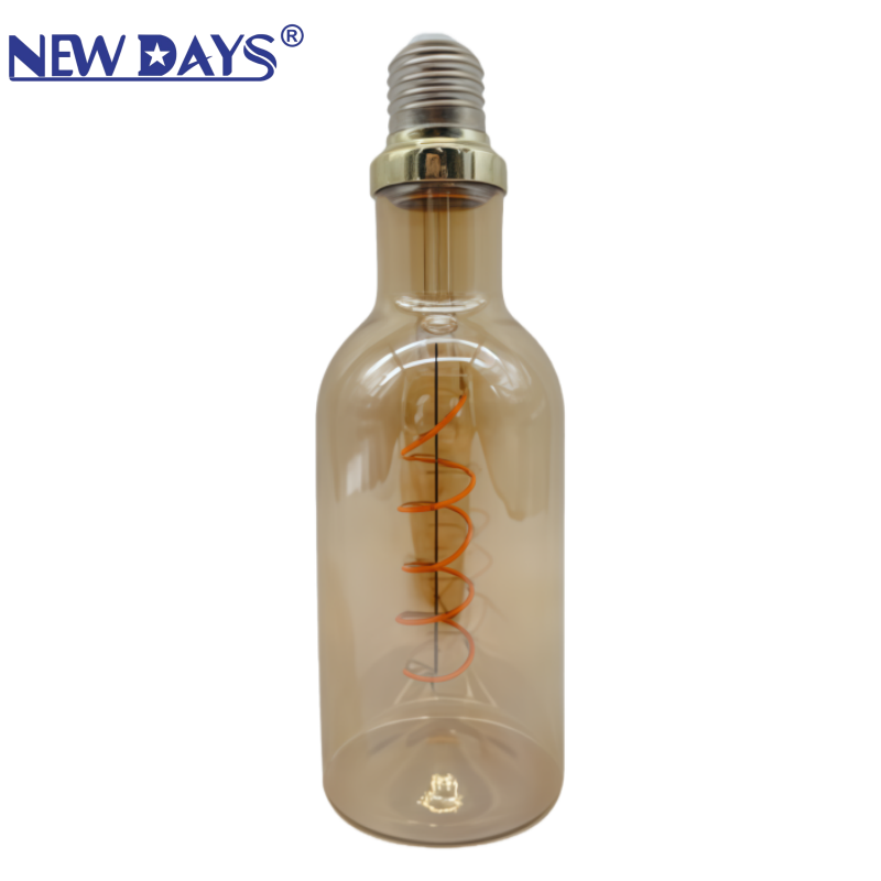 NEWDAYS brand cross-border new style brown filament lamp E27, commonly used screw-type retro American energy-saving bulb, energy-saving high-brightness, ultra-long battery life, limited-time discount bulb