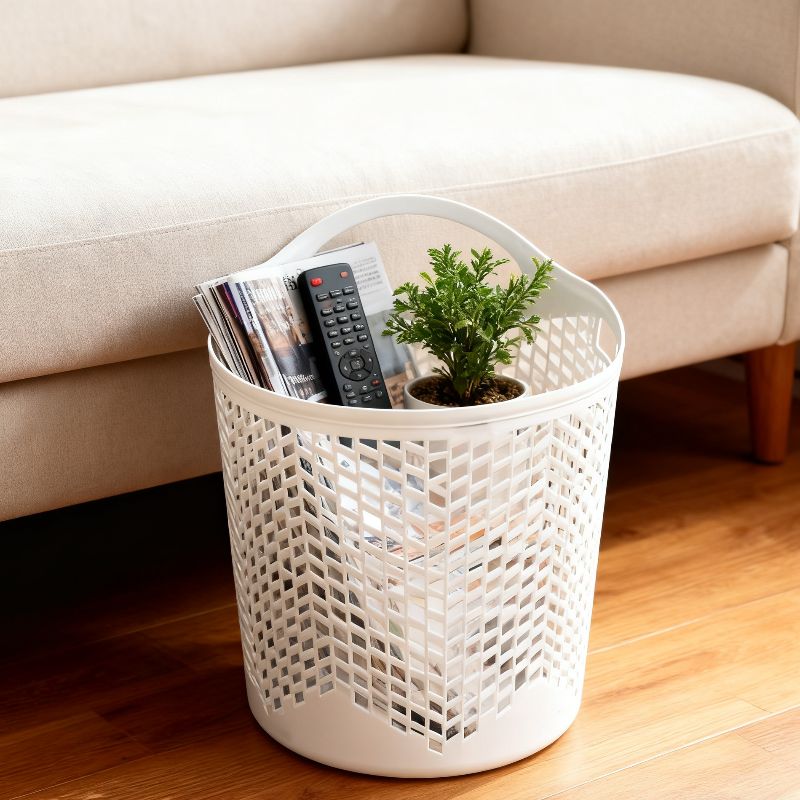 2025 New model dirty clothes basket, multi-functional storage basket, household large-capacity bathroom dirty clothes basket, plastic details Picture