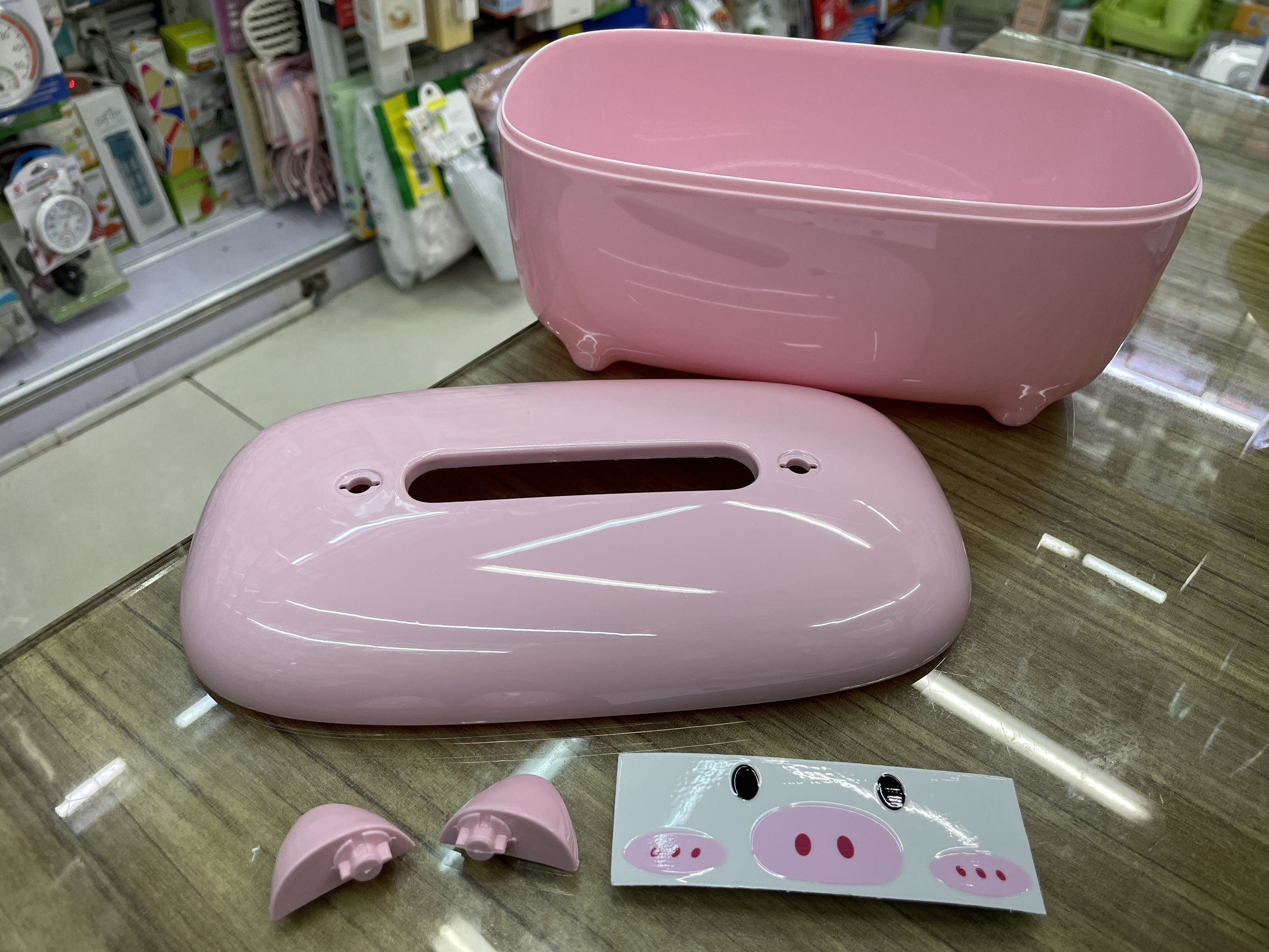 桌面纸巾盒，可爱动物造型抽纸盒，卡通纸巾盒（817-6448）详情22