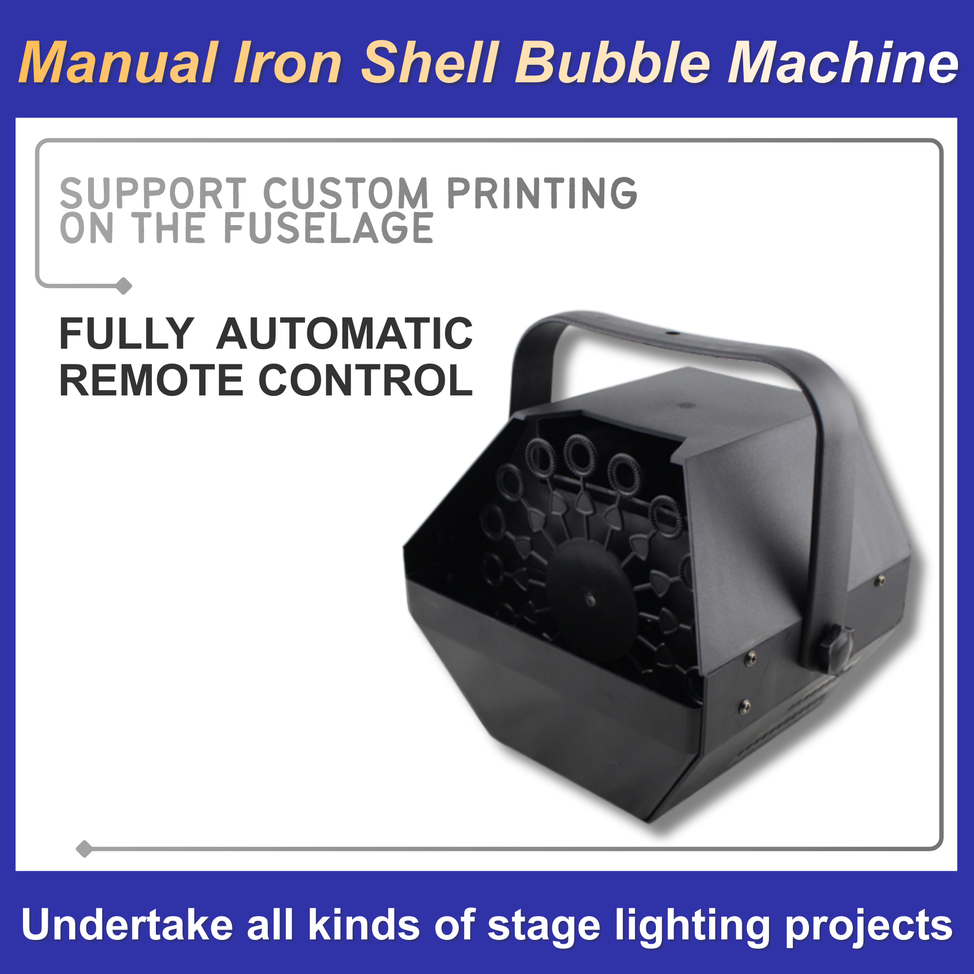 Stage Remote Control Double-Wheel Large Bubble Machine, Indoor And Outdoor Festival Bubble Blower, Bar, Internet Celebrity, Large Wedding Event, Music Festival Event, Bar, Nightclub To Create Atmosphere, Commercial Bubble Machine Manufacturer Wholesale details Picture