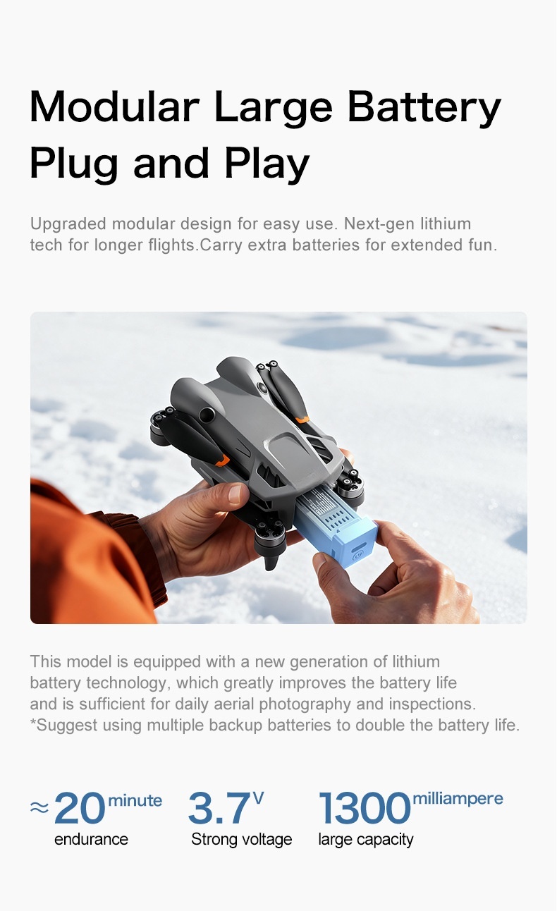 跨境航拍无人机避障四轴飞行器高清无刷带大屏幕遥控玩具飞机详情33