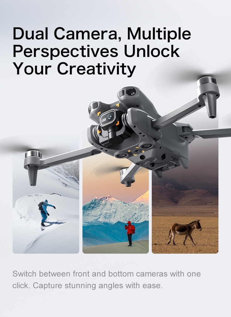 跨境航拍无人机避障四轴飞行器高清无刷带大屏幕遥控玩具飞机详情28