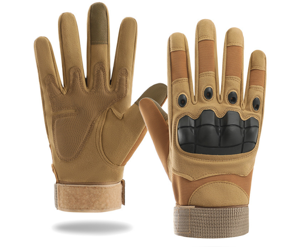 Tactical gloves, combat training, combat soft shell protective palm pads, touch screen, anti-slip, long finger military enthusiast gloves details Picture