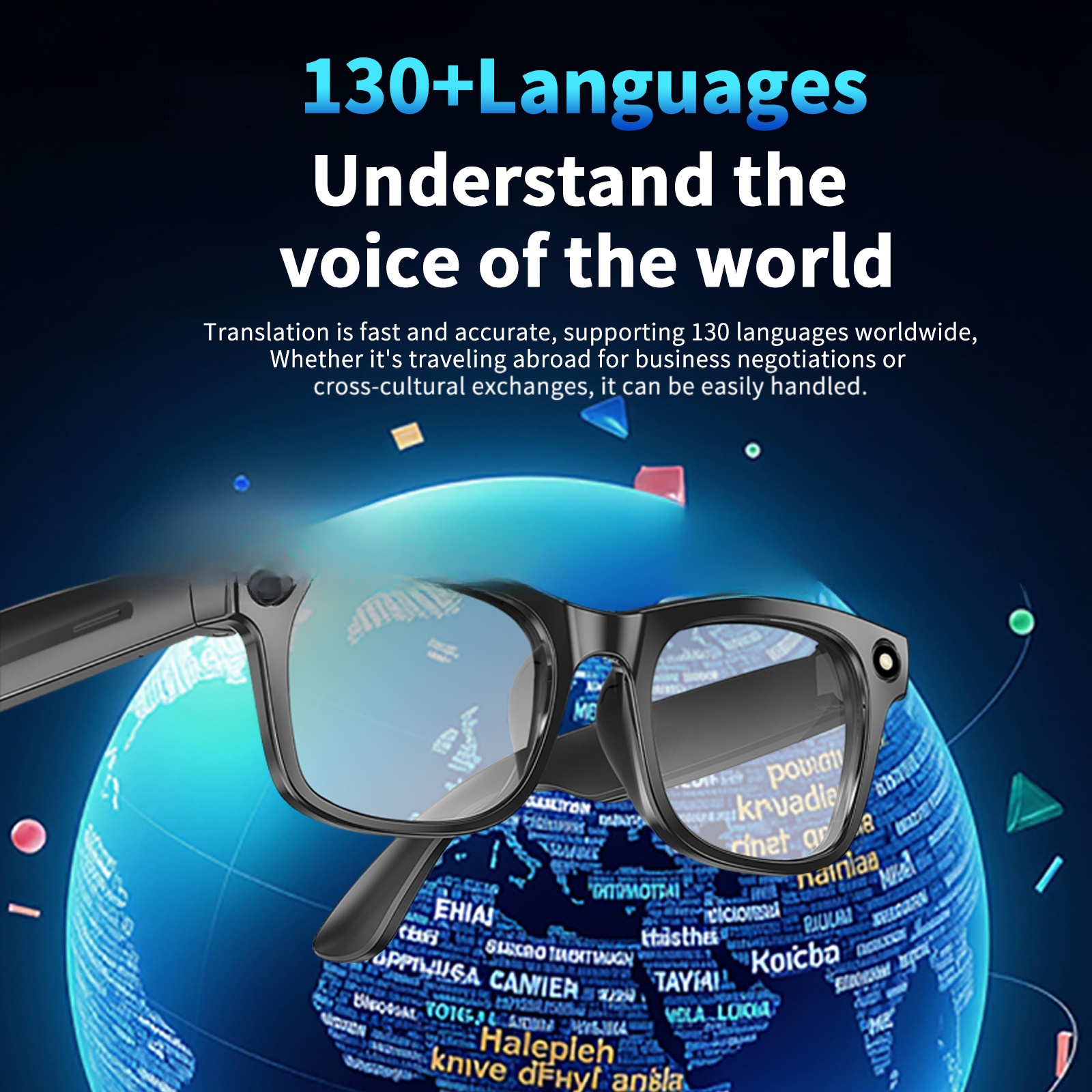 智能眼镜实物图