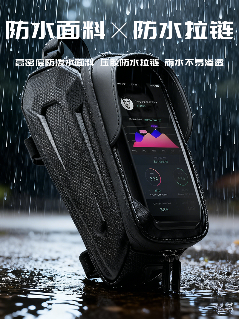 Hard shell bicycle, upper tube front, front beam, mobile phone, mountain road bike riding accessories pic 6