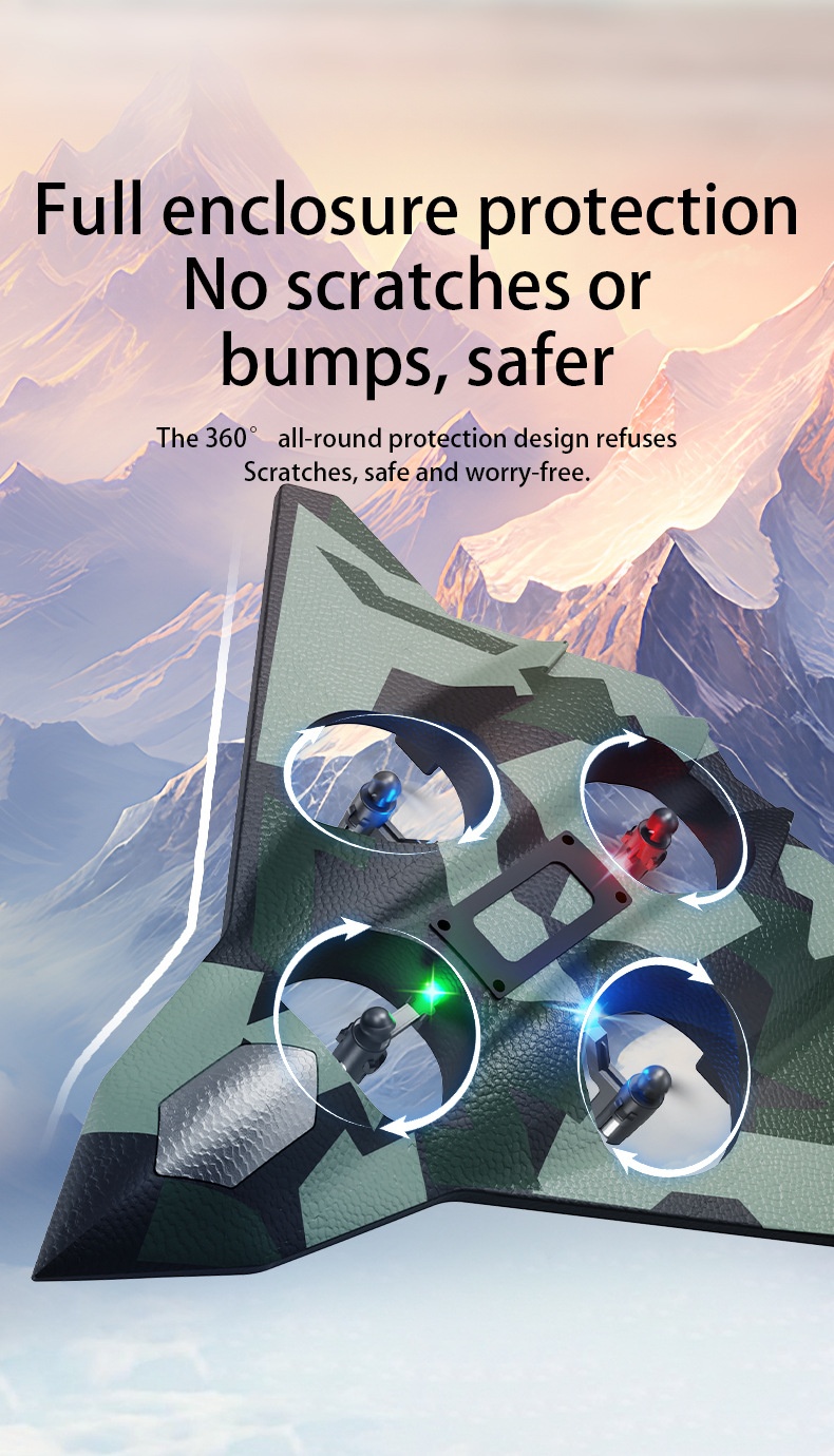 跨境L27四轴无人机2.4G固定翼泡沫飞机儿童户外玩具遥控飞机详情5