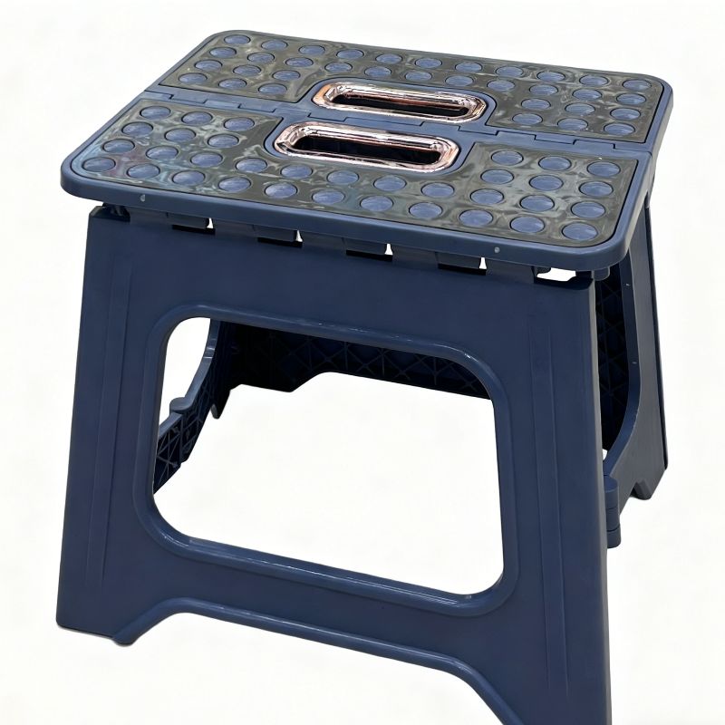 Plastic stool, household plastic chair, thickened, light luxury style, anti-slip, durable, foldable square stool Item Picture