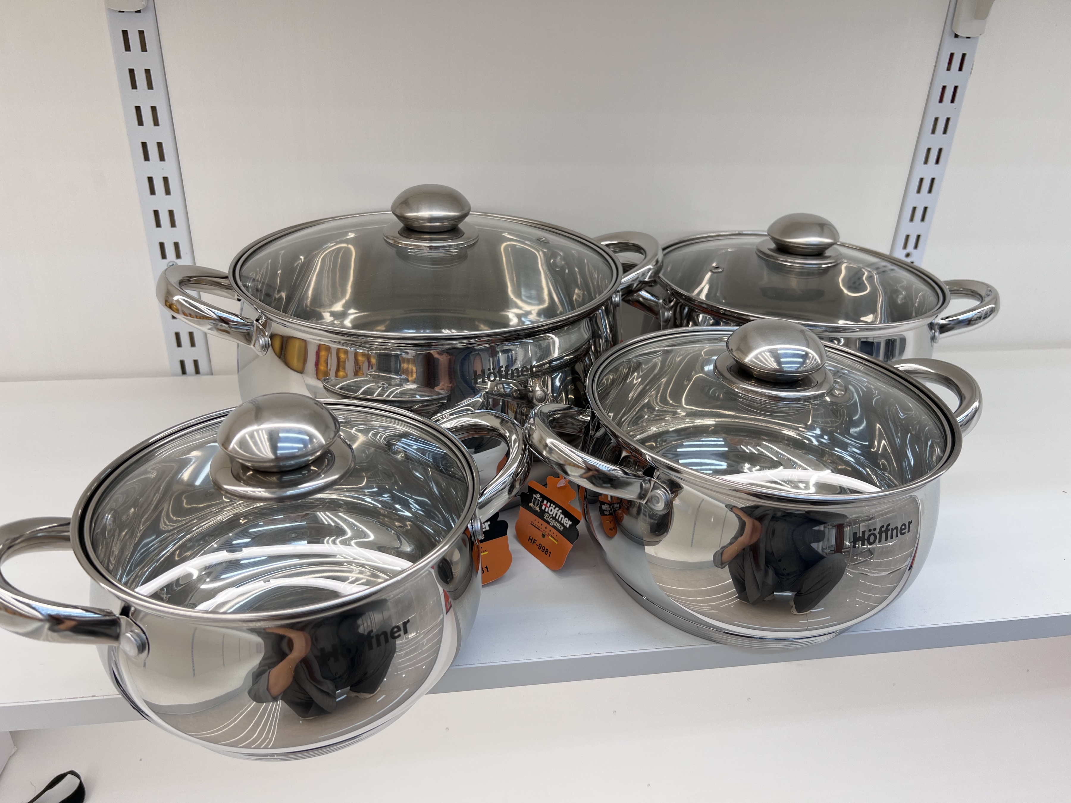 HF9981不锈钢锅具套装圆通柄