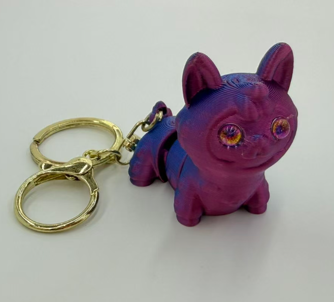 3D printed cute pet animal series 3D printed keychains pic 4
