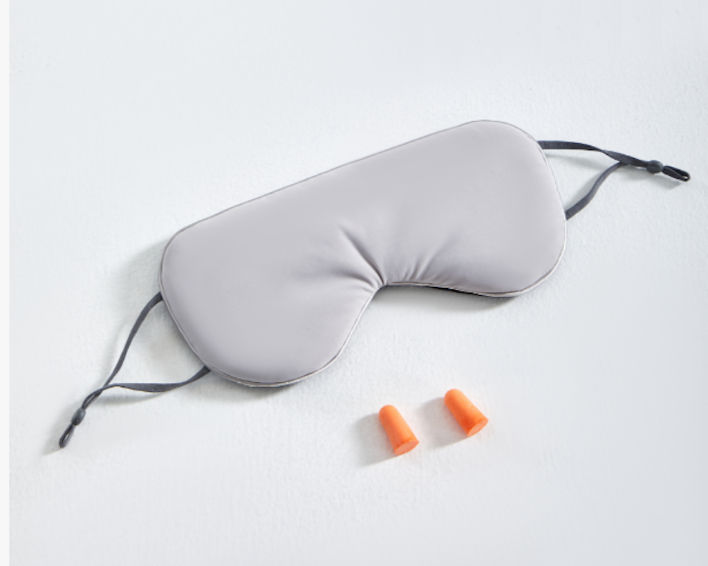 冰丝遮光凉感睡眠眼罩加耳塞