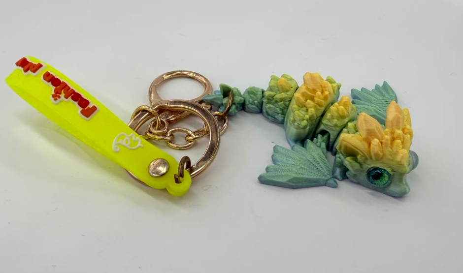创意3D打印龙金属钥匙扣小挂件小饰品配件动物详情5