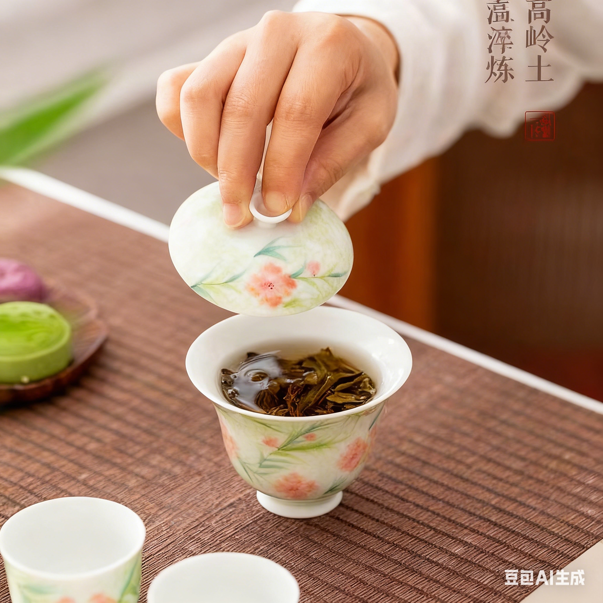 茶具/茶具套装/茶壶/套装五福茶具/高档茶具产品图