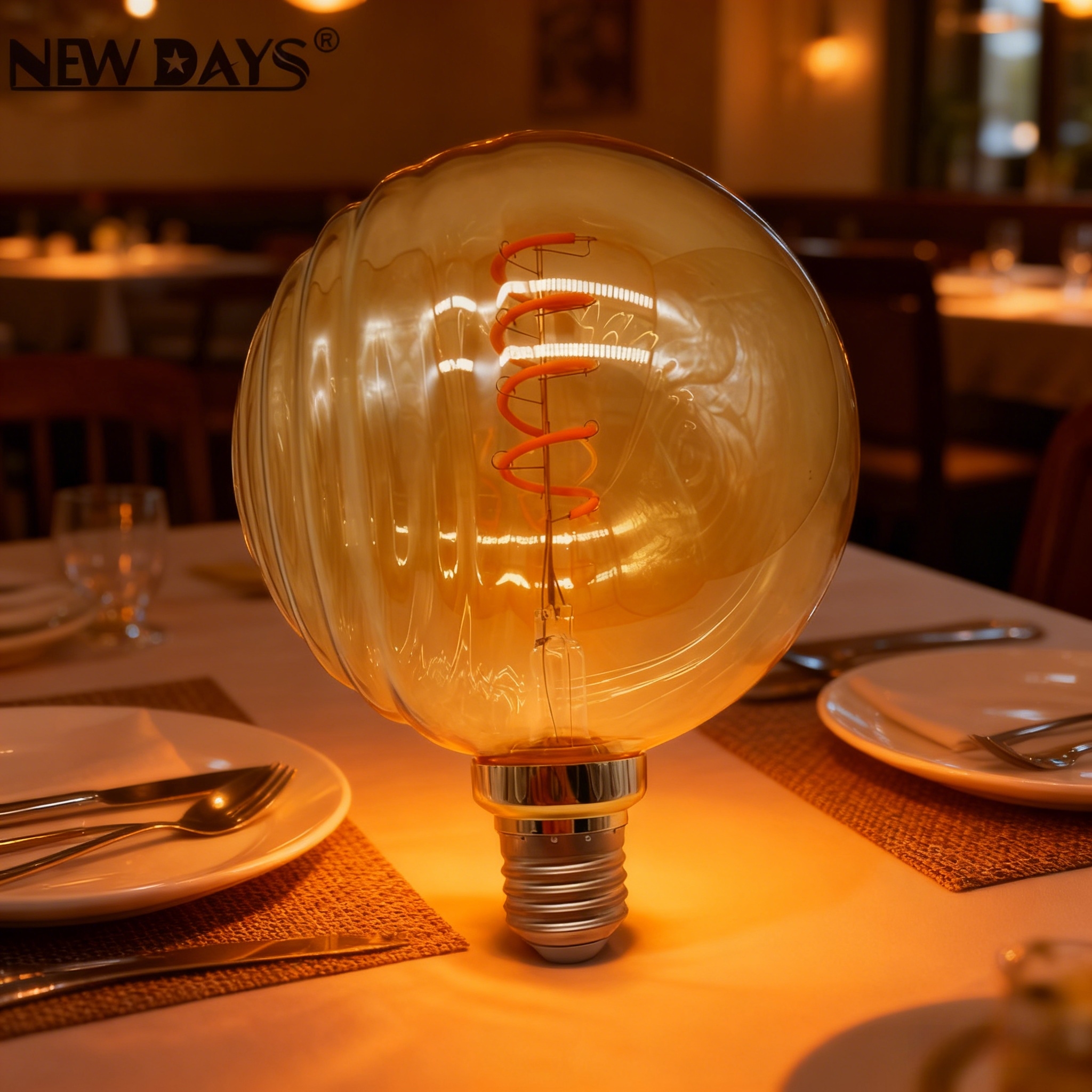 The new cross-border filament lamp E27 from NEWDAYS brand, featuring a retro American-style energy-saving high-brightness bulb with a screw socket and an ultra-long battery life, is now in stock and on sale details Picture