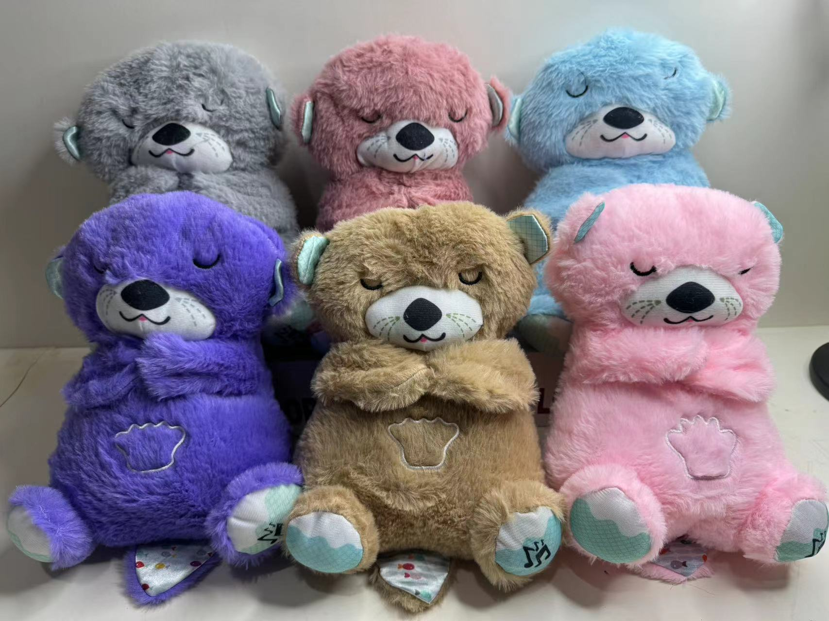 The Breathing series: New best-selling electric plush toys of the Breathing Little Otter, holiday gifts, etc