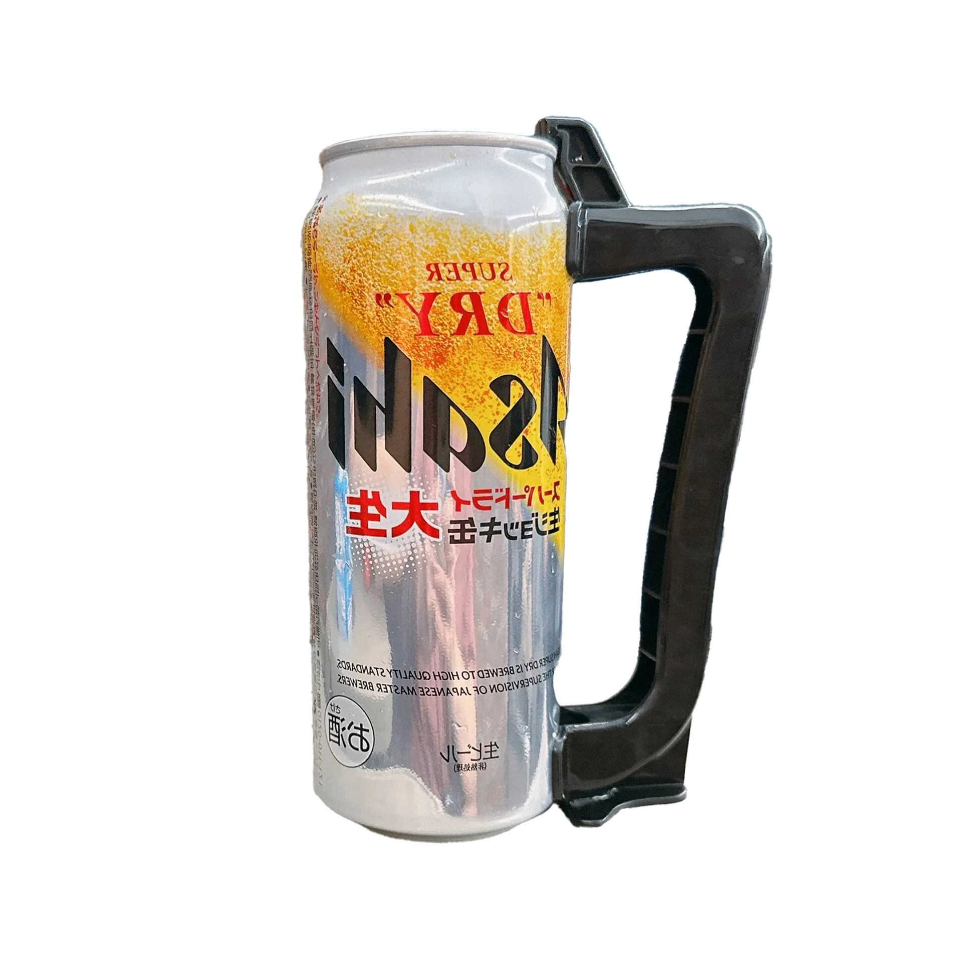 跨境户外便携易拉罐把手abs防溅喷沫把手朝日啤酒罐专用把手详情1