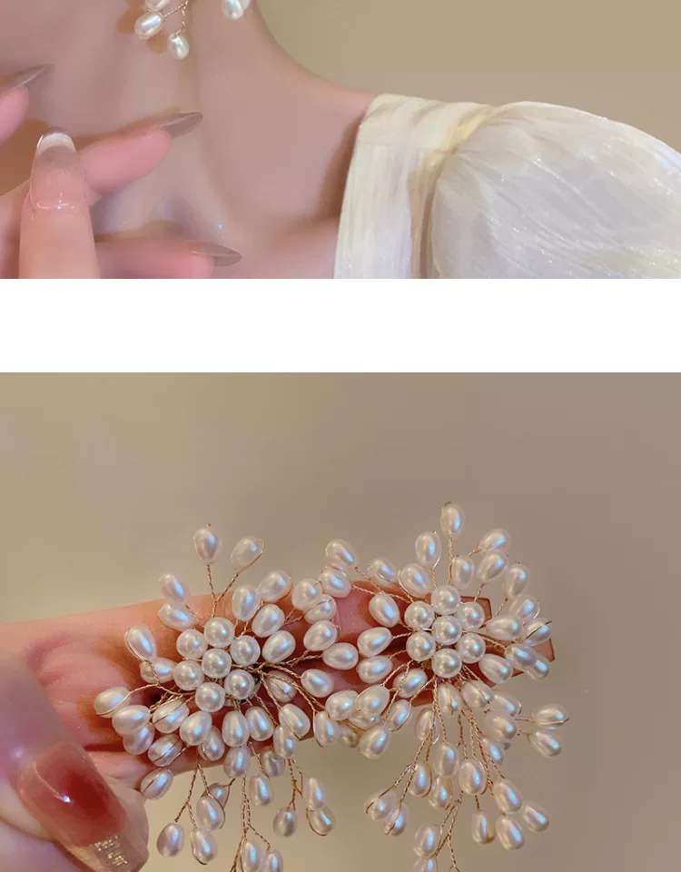 时尚烧焊锆石耳环耳饰简约气质女士耳环配饰潮流百搭饰品