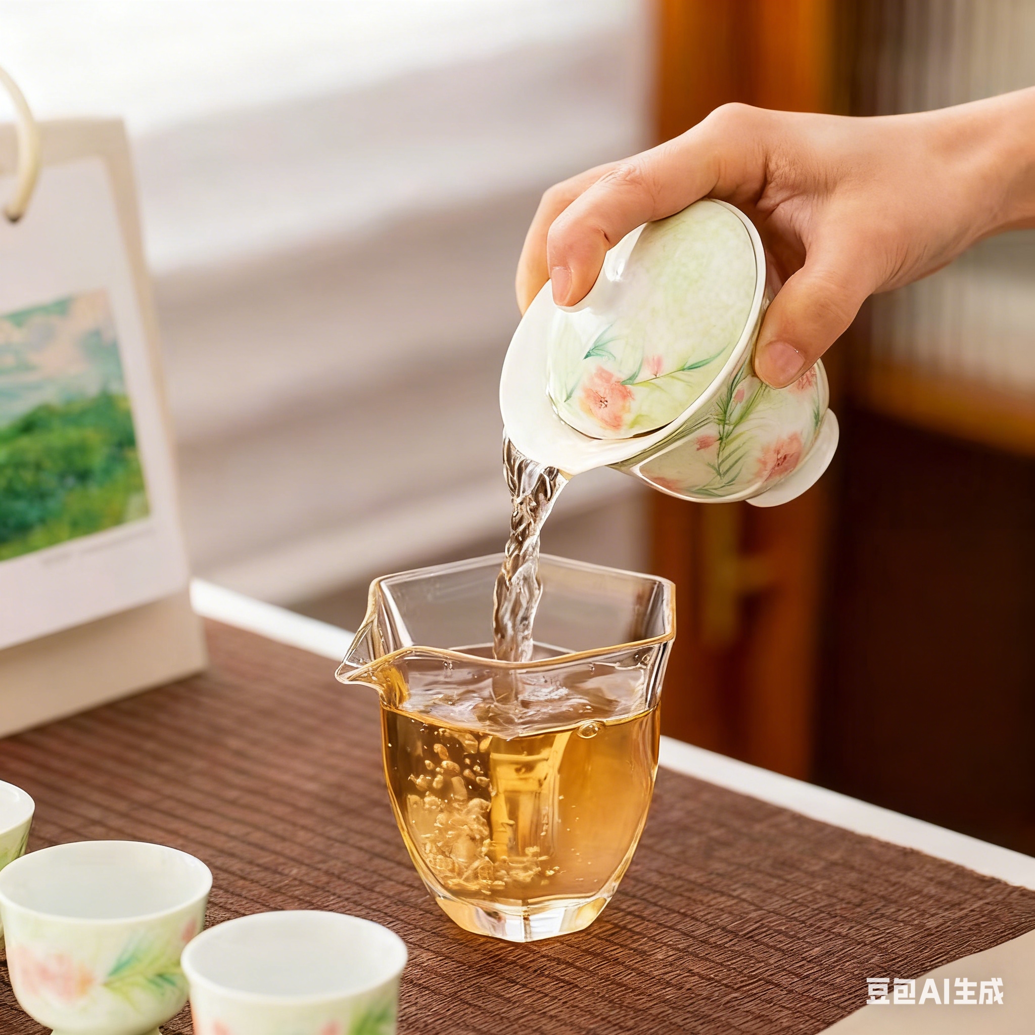 茶具/茶具套装/茶壶/套装五福茶具/高档茶具细节图