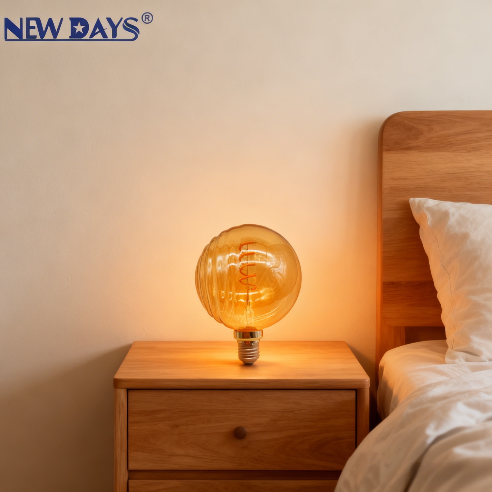 The new cross-border filament lamp E27 from NEWDAYS brand, featuring a retro American-style energy-saving high-brightness bulb with a screw socket and an ultra-long battery life, is now in stock and on sale