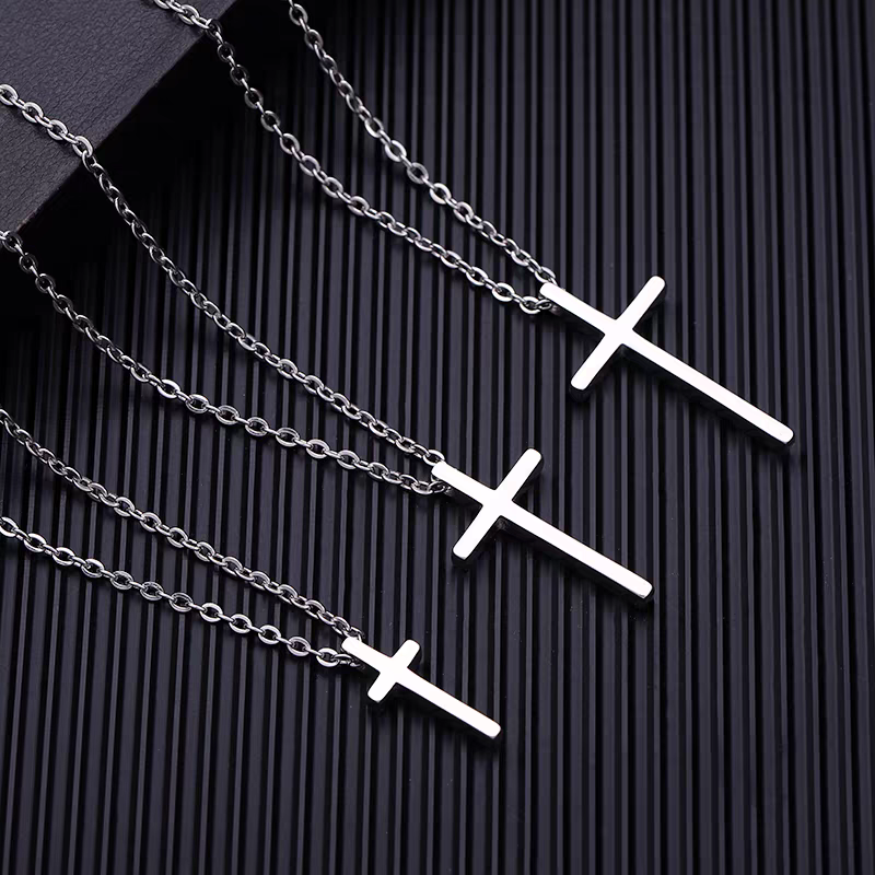 男士金银项链吊坠义乌饰品首饰珍珠项链水钻瓜链项链详情图2