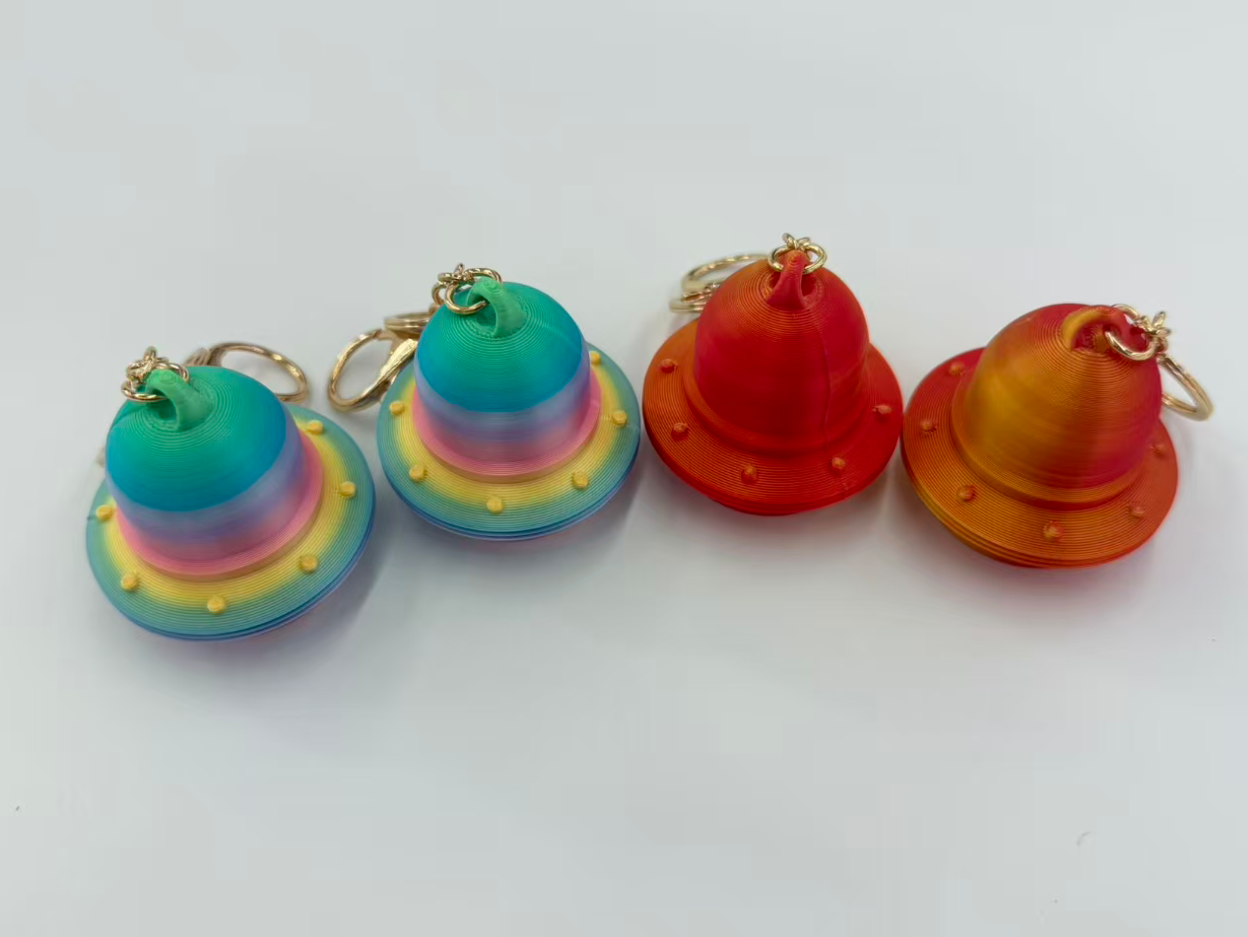 3D打印太空飞船钥匙扣背包钥匙圈挂件