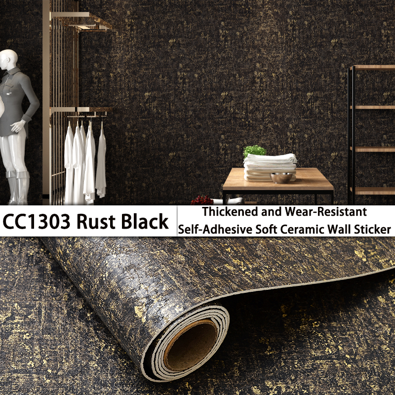 新型现代PVC WPC防水自粘墙板日式榻榻米粗麻纹理织物壁纸木纹贴纸墙纸壁纸广告详情8