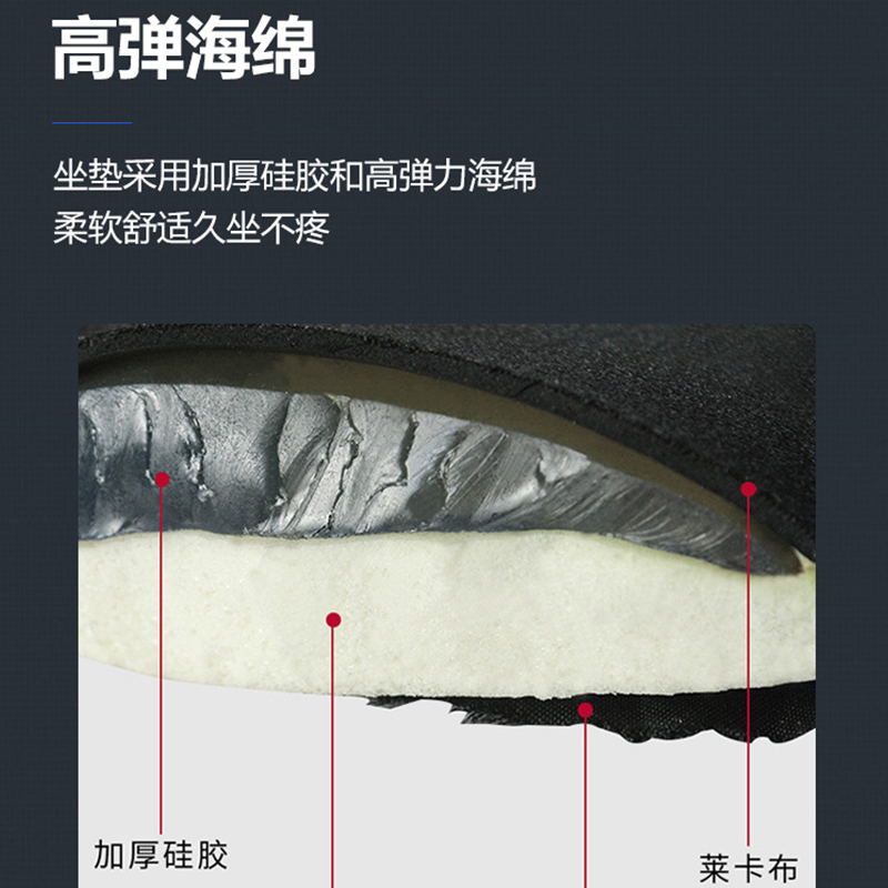 Waterproof and anti-slip silicone thickened mountain bike quick-release saddle cover, bicycle riding accessories pic 5