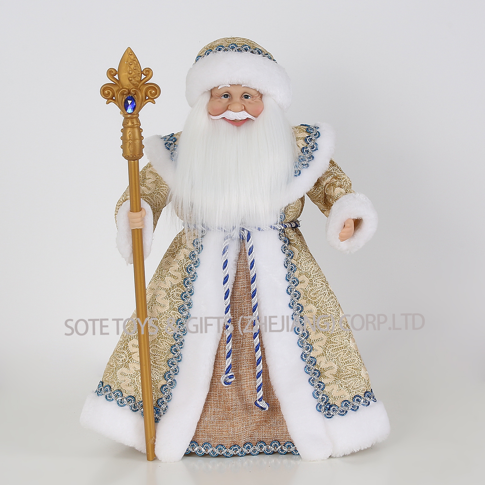 sote经典俄文电动严寒老人带音乐dance新年俄罗斯严寒老人摆件圣诞用品详情图2
