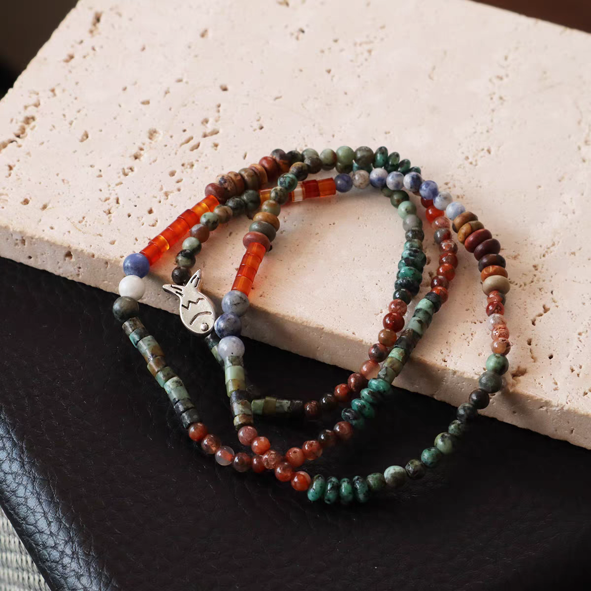 原创手链，天然石手链，秋冬新款