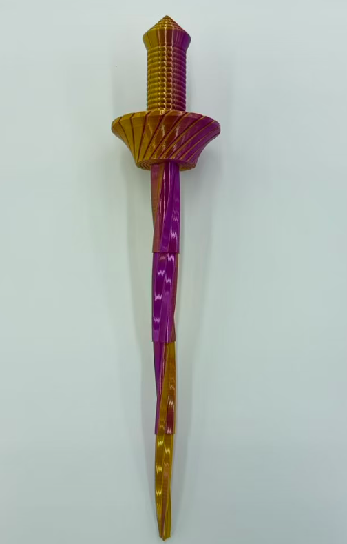 42cm3D печать мечей, вращающихся винтовых игрушек pic 3