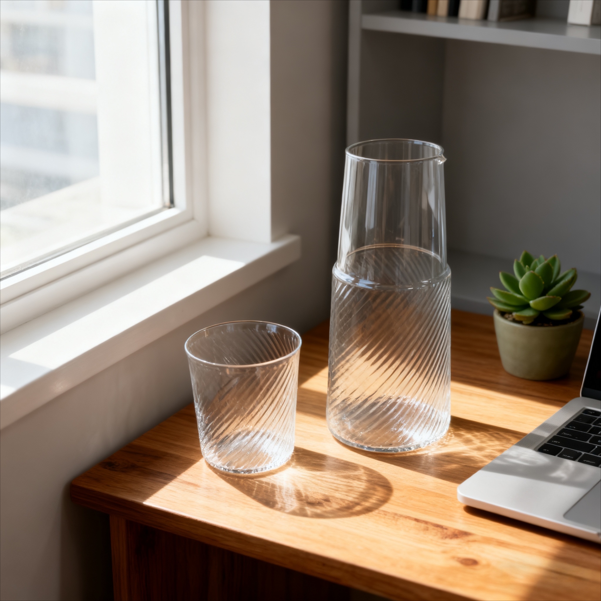 玻璃杯/竹节杯/玻璃杯杯子/玻璃小熊杯/玻璃杯子细节图