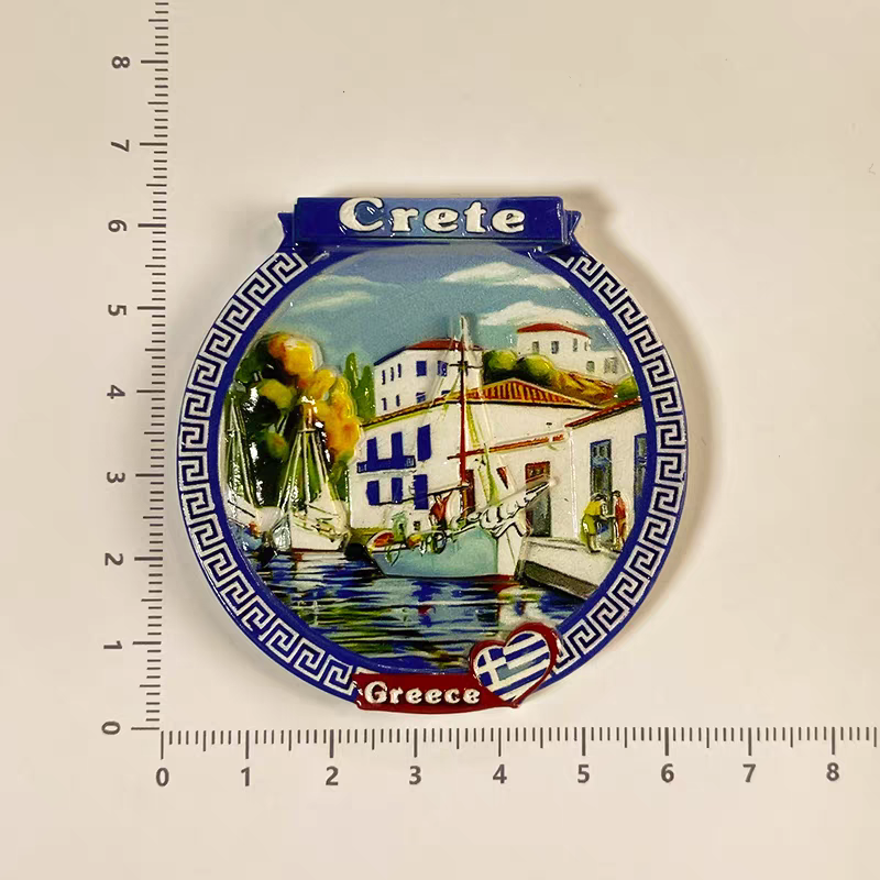 希腊旅游树脂立体印刷工艺品创意地标建筑冰箱贴磁贴个性家居装饰品送闺蜜礼纪念品详情图9
