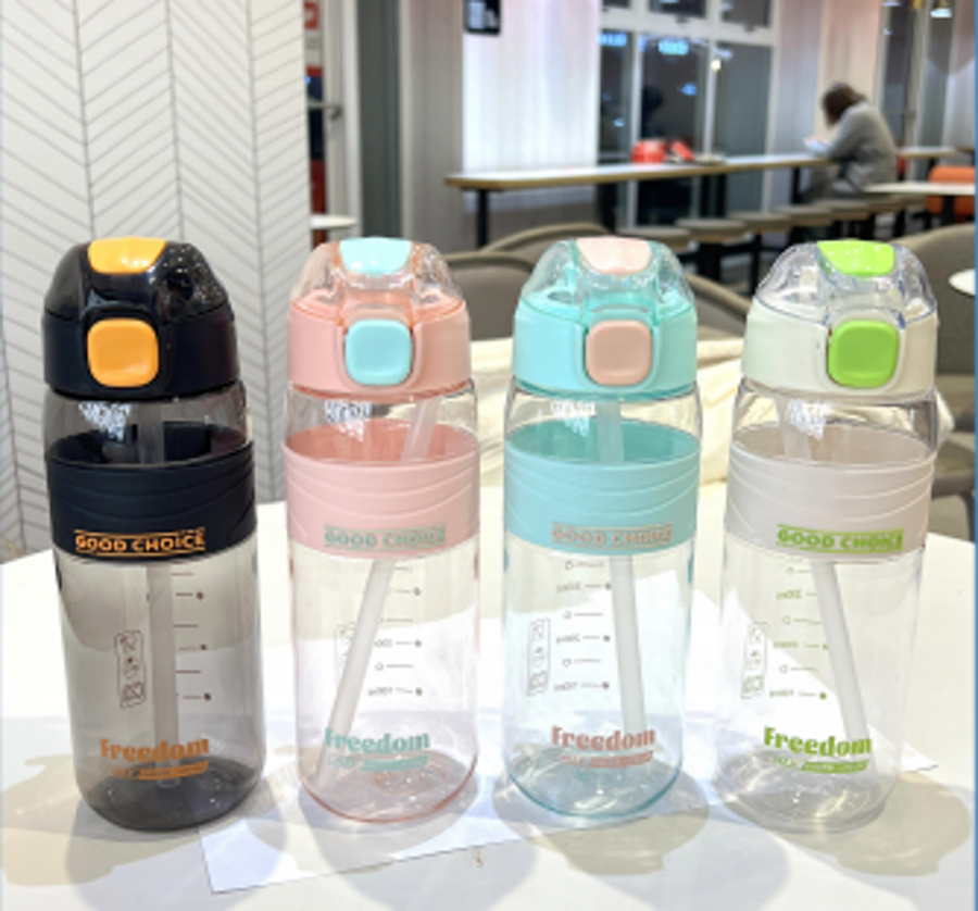 「Good Choice撞色吸管水杯 Freedom潮酷便携杯 高颜值防漏大容量学生通勤随手杯」详情2