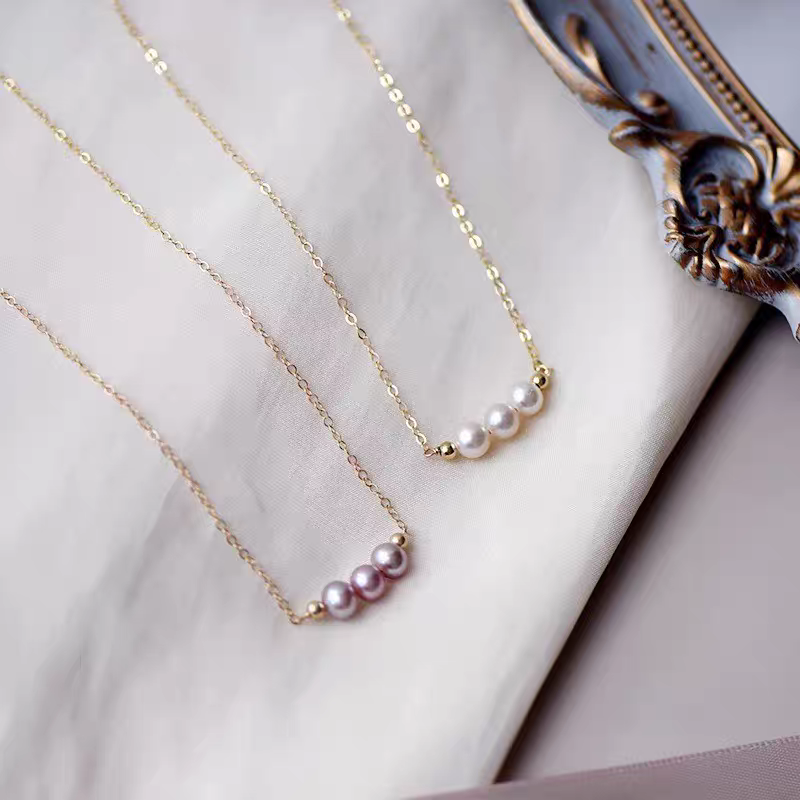 欧美跨境新款网红同款珍珠项链轻奢简约锁骨链项链饰品批发珍珠项链首饰项链详情图3