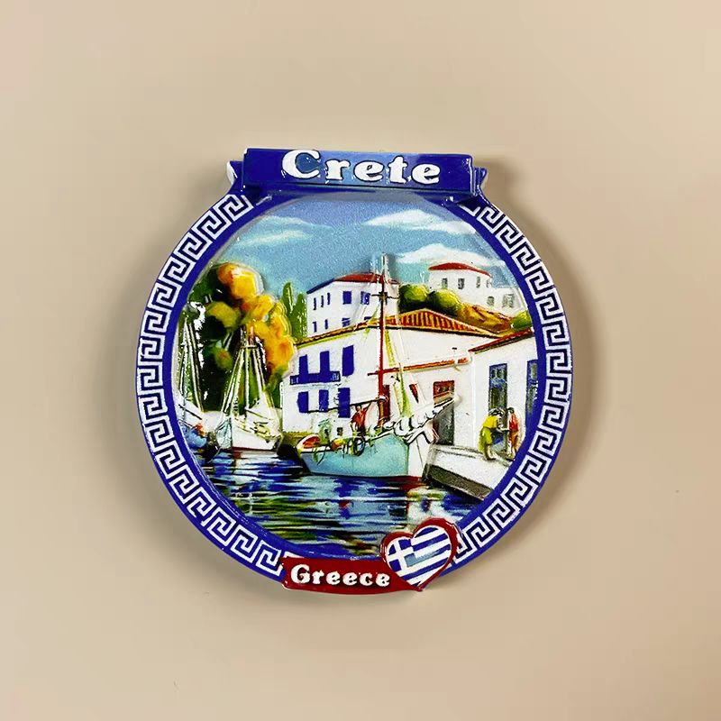 希腊旅游树脂立体印刷工艺品创意地标建筑冰箱贴磁贴个性家居装饰品送闺蜜礼纪念品详情图3