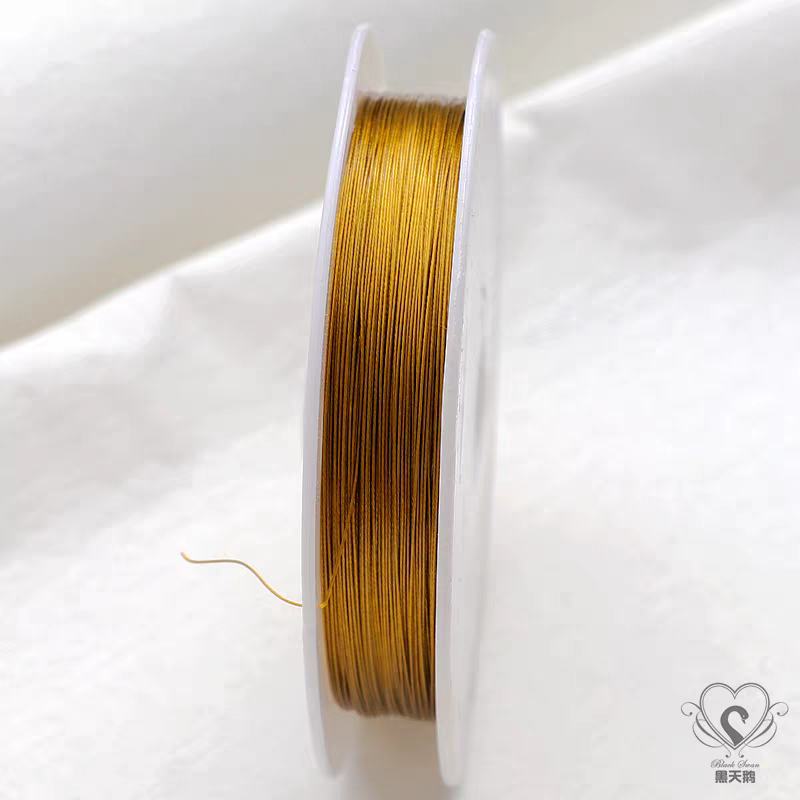 diy materials: beaded wire, 0.3 steel wire, jewelry wire, bead curtain wire, steel wire, bracelet, necklace accessory wire detail image 4